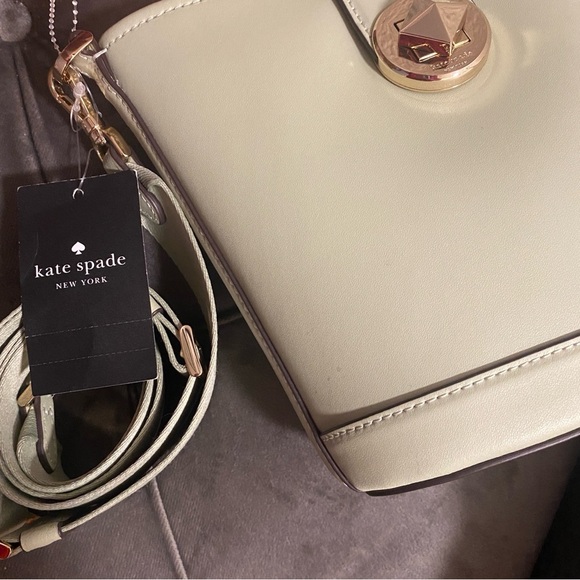 NWT Kate Spade Audrey Mini Bucket Bag in Sage - Picture 8 of 14